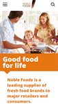 Mobile Screenshot of noblefoods.co.uk