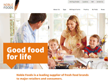 Tablet Screenshot of noblefoods.co.uk