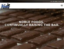 Tablet Screenshot of noblefoods.com